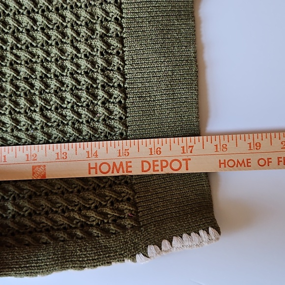 Varley Womens XS Delaney Knit Crochet Sweater Vest Layering Academia Chunky - Picture 8 of 8